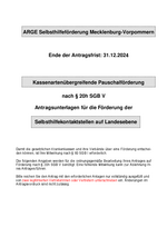 Antragsunterlagen für die Kassenartenübergreifende Pauschalförderung der Selbsthilfekontaktstellen auf Landesebene nach § 20h SGB V im Jahr 2025