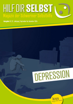 Selbsthilfemagazin "Hilf dir selbst" (September 2024) zum Thema Depression downloaden